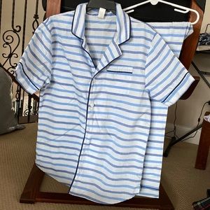 Gap shirt sleeve boy pj set, sz 14